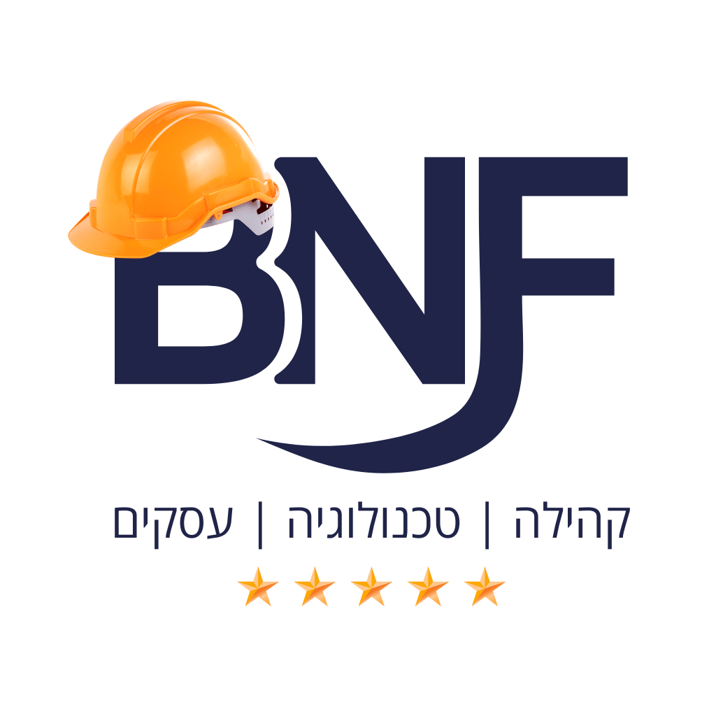 לוגו כחול רקע שקוף עם קסדה BNF