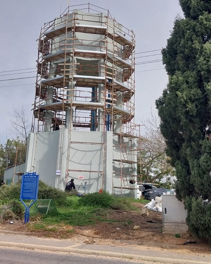 אביב שרז שיקום מגדל מים